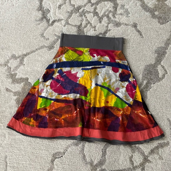 Desigual Midi Print Skirt - Picture 2 of 5